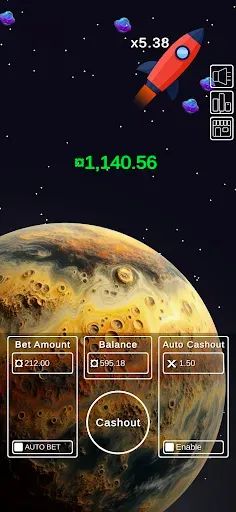 Скриншот 1 — Rokett простая игра для ставок