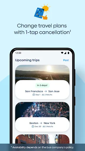 Скриншот 6 — Busbud: Bus & Train Tickets