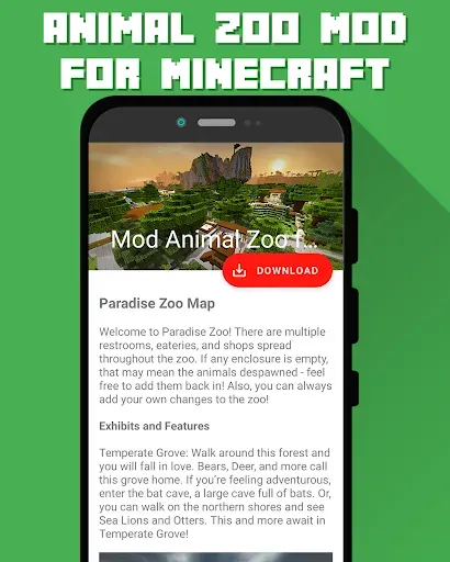 Скриншот 1 — Animal Zoo Mod