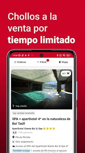 Скриншот 2 — BuscoUnChollo - Ofertas Viajes