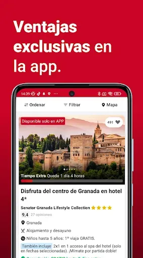 Скриншот 3 — BuscoUnChollo - Ofertas Viajes
