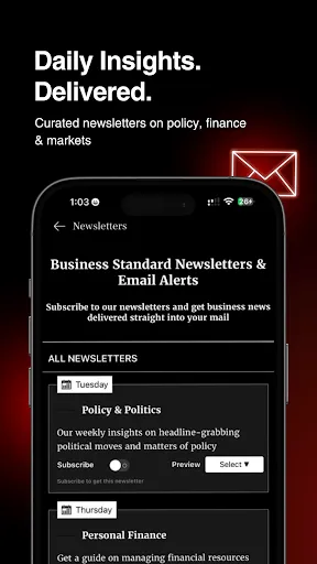 Скриншот 4 — Business Standard: Market News