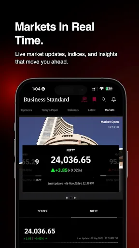 Скриншот 7 — Business Standard: Market News
