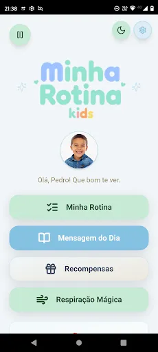 Скриншот 1 — Minha Rotina Kids
