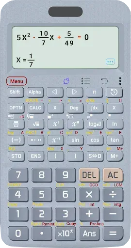 Скриншот 1 — Научный калькулятор HiEdu