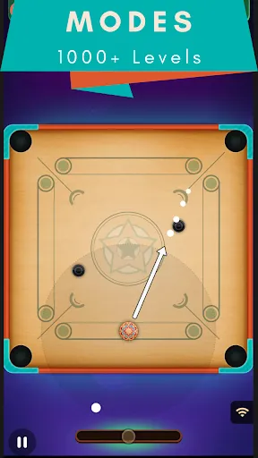 Скриншот 3 — Carrom Board Offline