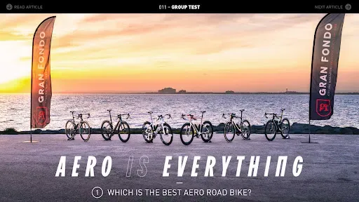 Скриншот 2 — GRAN FONDO Cycling Magazine
