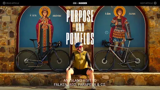 Скриншот 4 — GRAN FONDO Cycling Magazine