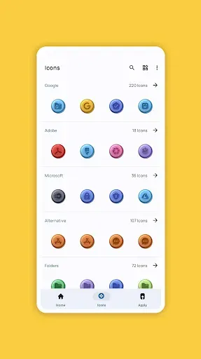 Скриншот 1 — Buttons Icon Pack