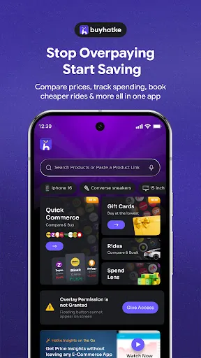 Скриншот 1 — Buyhatke:AI Shopping assistant