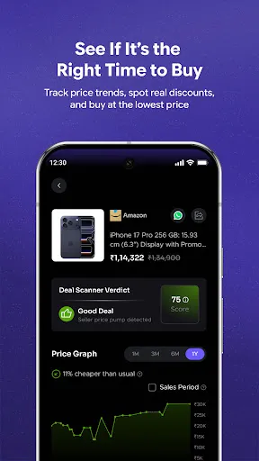 Скриншот 2 — Buyhatke:AI Shopping assistant
