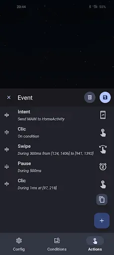 Скриншот 3 — Klick'r - Smart AutoClicker