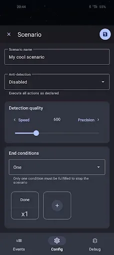 Скриншот 4 — Klick'r - Smart AutoClicker