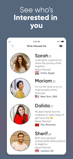 Скриншот 3 — buzzArab Arab & Muslim Dating