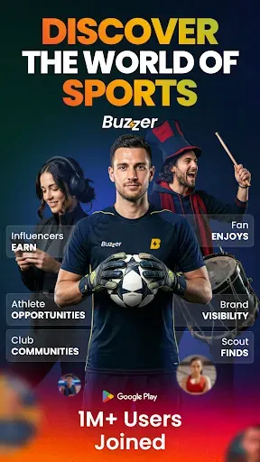 Скриншот 1 — Buzzer: Sports Community