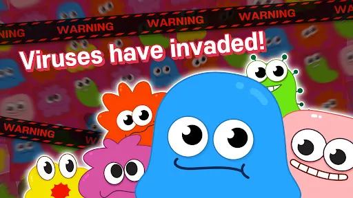 Скриншот 1 — Virus Out - Match 3 Puzzle