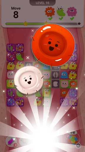 Скриншот 6 — Virus Out - Match 3 Puzzle