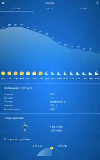 Скриншот 8 — Погода Россия