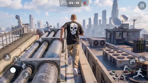 Скриншот 2 — Going Up Parkour - Sky Rooftop