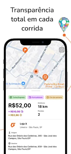 Скриншот 2 — Giross para Entregadores