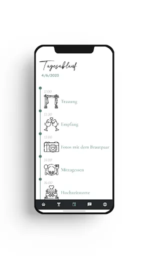 Скриншот 3 — Wedding - Die Hochzeitsapp