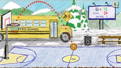 Скриншот 2 — Doodle Basketball