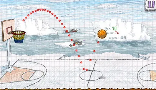 Скриншот 3 — Doodle Basketball 2