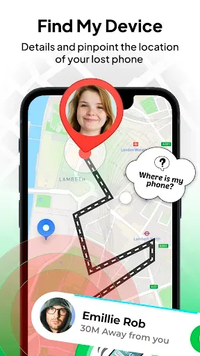 Скриншот 2 — Найти мой телефон Android