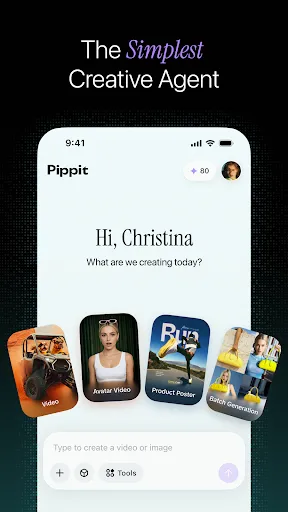 Скриншот 1 — Pippit: AI Video & Image Maker