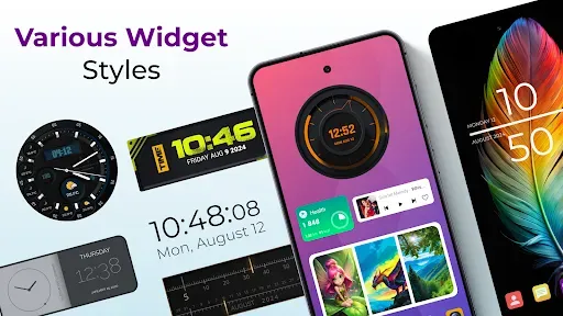 Скриншот 1 — Android Clock Widgets