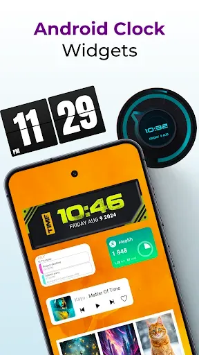 Скриншот 2 — Android Clock Widgets