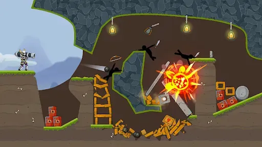 Скриншот 4 — Boom Stick: Базука пазлы