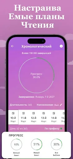 Скриншот 3 — Планы чтения Библии