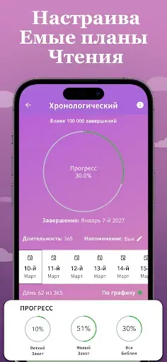 Скриншот 8 — Планы чтения Библии