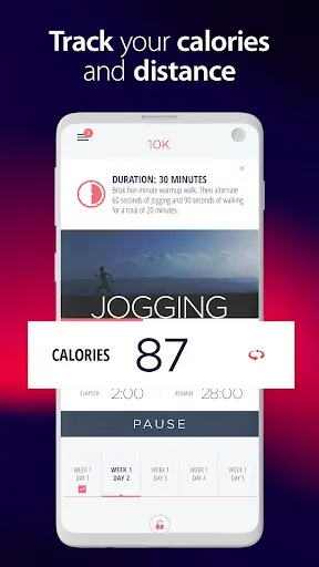 Скриншот 3 — C25K® Couch to 5K: Run Trainer