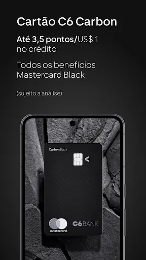 Скриншот 3 — C6 Bank: Cartão, Conta e Mais!