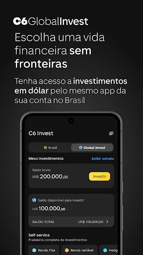 Скриншот 4 — C6 Bank: Cartão, Conta e Mais!