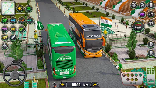Скриншот 1 — Pakistan - India Bus Simulator