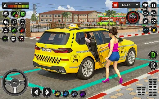 Скриншот 2 — Car Driving Taxi Simulator