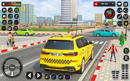 Скриншот 6 — Car Driving Taxi Simulator