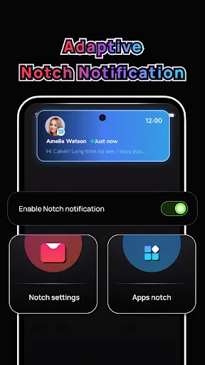 Скриншот 1 — Adaptive Notch Notification