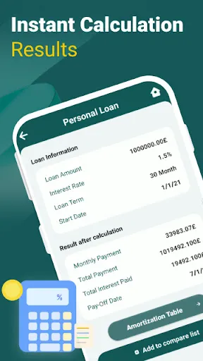 Скриншот 4 — Finance Calc Tool