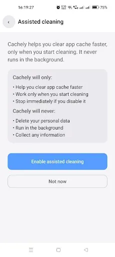 Скриншот 1 — Cachely - cache cleaner