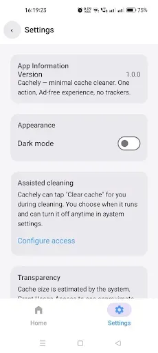 Скриншот 3 — Cachely - cache cleaner