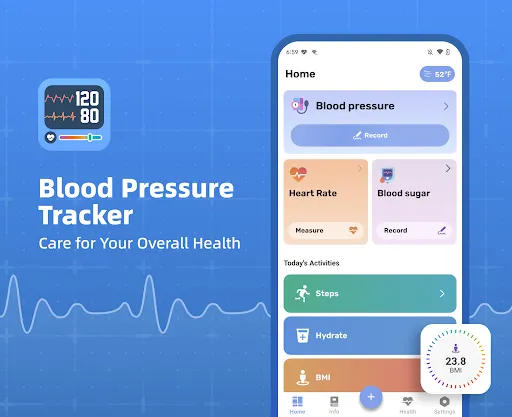 Скриншот 1 — Blood Pressure Tracker