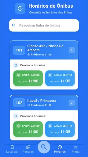 Скриншот 4 — Cadê o Busão?