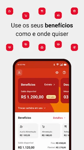 Скриншот 2 — Caju - Benefícios por inteiro