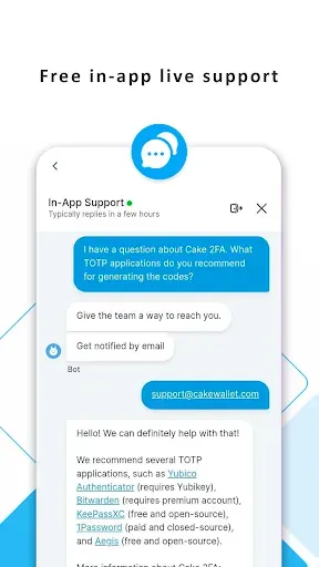 Скриншот 6 — Cake Wallet: Crypto, Made Easy