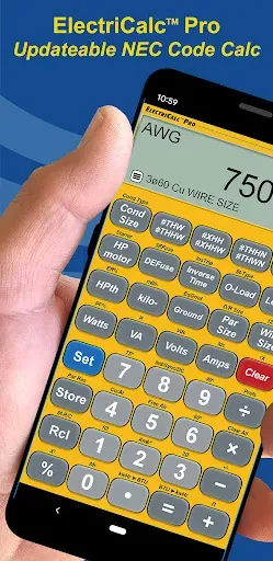 Скриншот 1 — ElectriCalc Pro Calculator