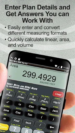 Скриншот 4 — HVAC & Sheet Metal Calculator